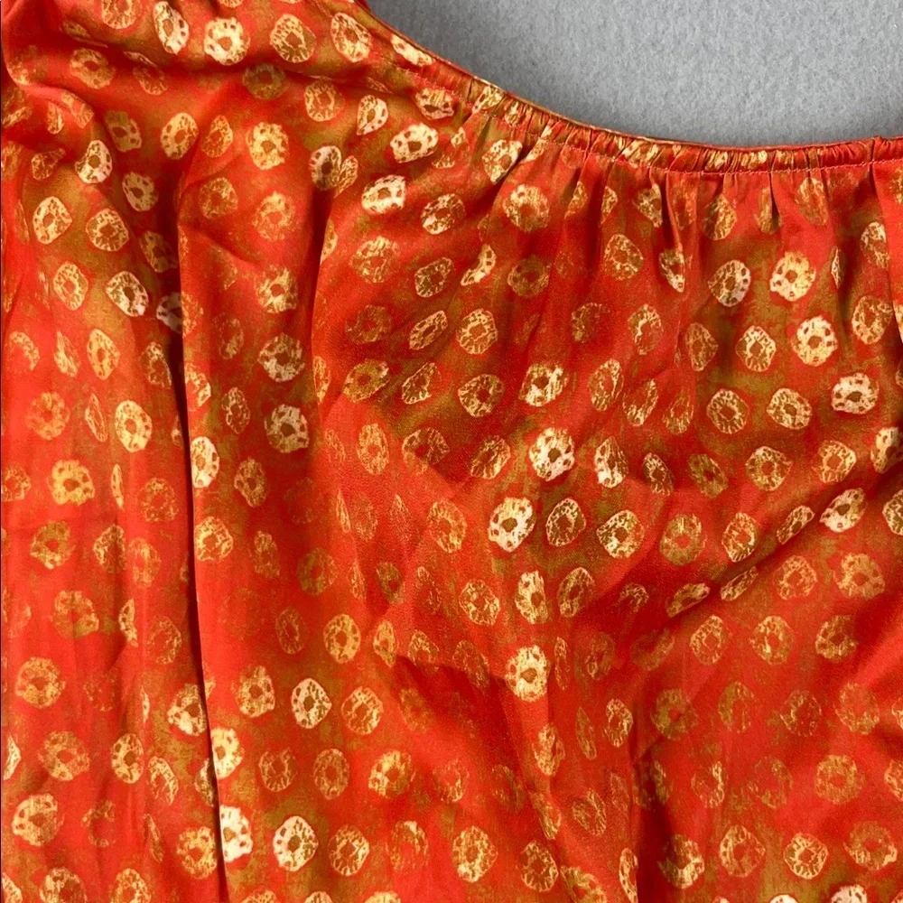 Free People Dreambound Top in coral/pink/gold Size: Medium